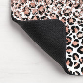 Tapis De Souris Rose Rose Noir Blanc Léopard Parties scintillant É (Coin)