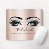 Tapis De Souris Rose rose Parties scintillant Nom Beauté Lashes Ma (Avec souris)