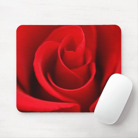 Tapis De Souris rose rouge (Avec souris)