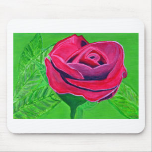 Tapis De Souris Rose rouge