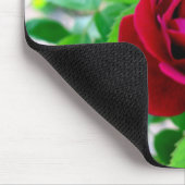 Tapis De Souris Rose rouge avec le bourgeon (Coin)