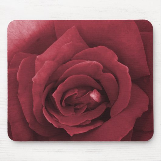Tapis De Souris rose rouge - Customisé (Devant)
