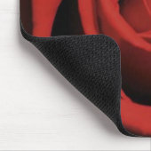 Tapis De Souris Rose rouge de floraison Mousepad (Coin)