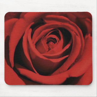Tapis De Souris Rose rouge de floraison Mousepad