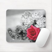 Tapis De Souris Rose rouge élégant (Avec souris)