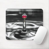 Tapis De Souris Rose rouge en Droplet (Avec souris)