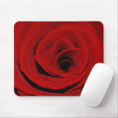 Tapis De Souris Rose rouge Mousepad (Avec souris)