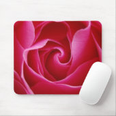 Tapis De Souris Rose rouge Mousepad (Avec souris)