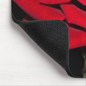 Tapis De Souris Rose rouge - Noir (Coin)