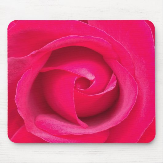 Tapis De Souris Rose rouge romantique (Devant)