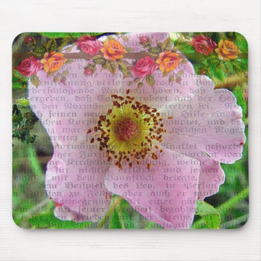 Tapis De Souris Rose sauvage (Devant)