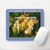 Tapis De Souris Rose sauvage de sucettes de miel (Avec souris)