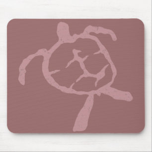 Tapis De Souris rose tortue