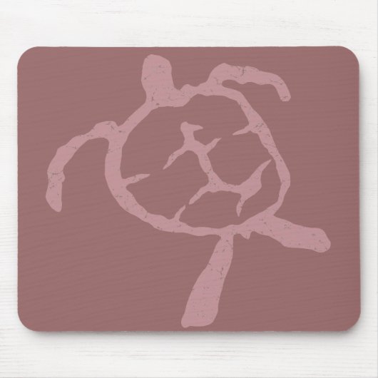 Tapis De Souris rose tortue (Devant)