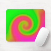 Tapis De Souris Rose vert torse (Avec souris)