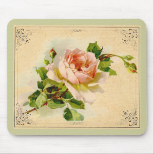 Tapis De Souris Rose victorienne