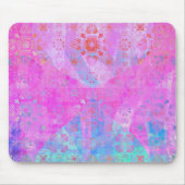 Tapis de souris rose vif multimédia (Devant)