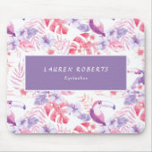 Tapis De Souris Rose White Luxe Eyelashes (Devant)