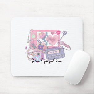 Tapis de souris rose Y2K Kawaii Décoration de bu
