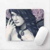 Tapis De Souris Roseraie Mousepad (Avec souris)