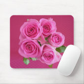 Tapis De Souris Roses (Avec souris)