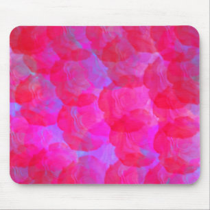 Tapis De Souris Roses au néon Mousepad