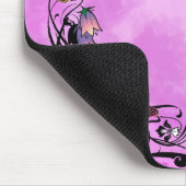 Tapis De Souris Roses avec des papillons (Coin)
