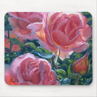 Tapis De Souris "Roses coralliens"