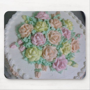 Tapis De Souris Roses de glaçage de Buttercream