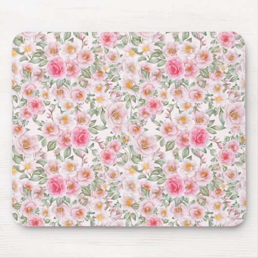 Tapis De Souris Roses de jardin délicieux (Devant)