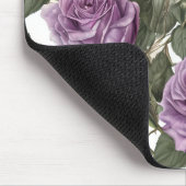 Tapis De Souris Roses de Rose pourpre, (Coin)