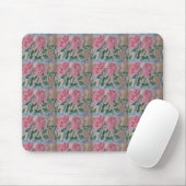 Tapis De Souris Roses d'été Abstraits (Avec souris)