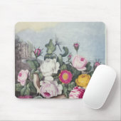 Tapis De Souris Roses, 'du temple de Flora (Avec souris)