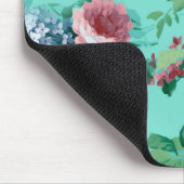 Tapis De Souris Roses et fleurs colorés (Coin)