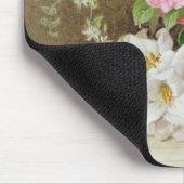 Tapis De Souris Roses et lis (Coin)