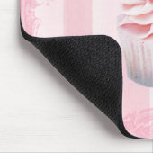 Tapis De Souris Roses et petits gâteaux Mousepad se givrant rose (Coin)
