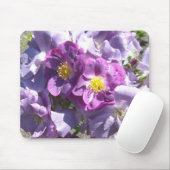 Tapis De Souris Roses Mauves (Avec souris)