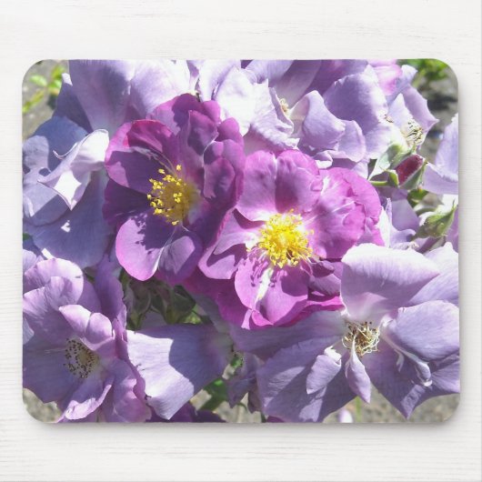 Tapis De Souris Roses Mauves (Devant)