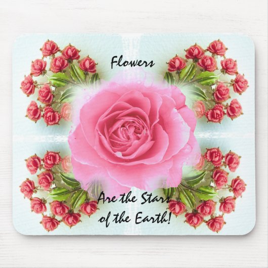 Tapis De Souris Roses Mousepad (Devant)