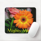 Tapis De Souris roses oranges de rose de lala, maman puissante ! (Avec souris)