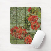 Tapis De Souris Roses oranges d'escalade (Avec souris)