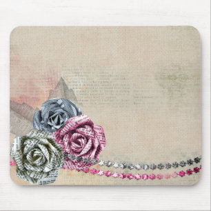 Tapis De Souris Roses papier