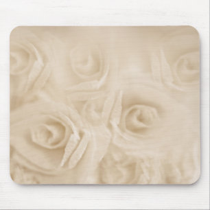 Tapis De Souris Roses papier Sepia