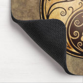 Tapis De Souris Roses rocailleux de Yin Yang (Coin)