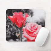 Tapis De Souris Roses Romantiques (Avec souris)