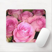 Tapis De Souris Roses roses (Avec souris)
