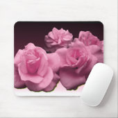Tapis De Souris Roses roses Mousepad (Avec souris)