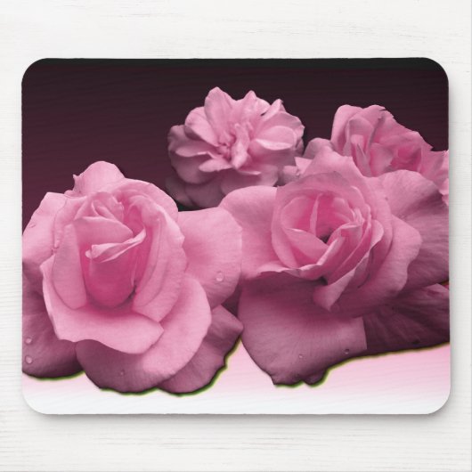 Tapis De Souris Roses roses Mousepad (Devant)