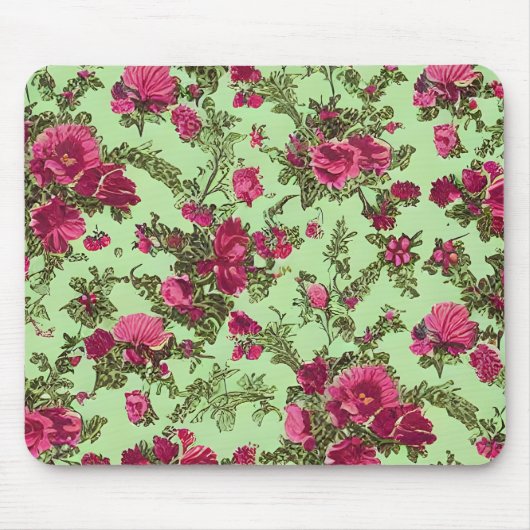 Tapis De Souris Roses roses victoriennes (Devant)