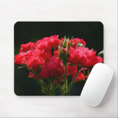 Tapis De Souris Roses rouges (Avec souris)